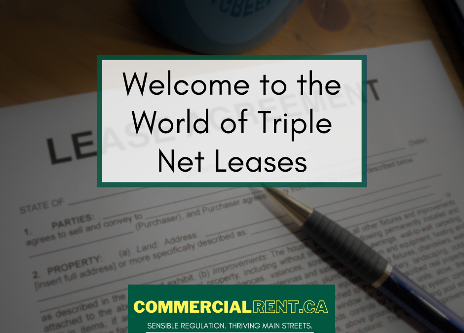 Welcome to the World of Triple Net Leases